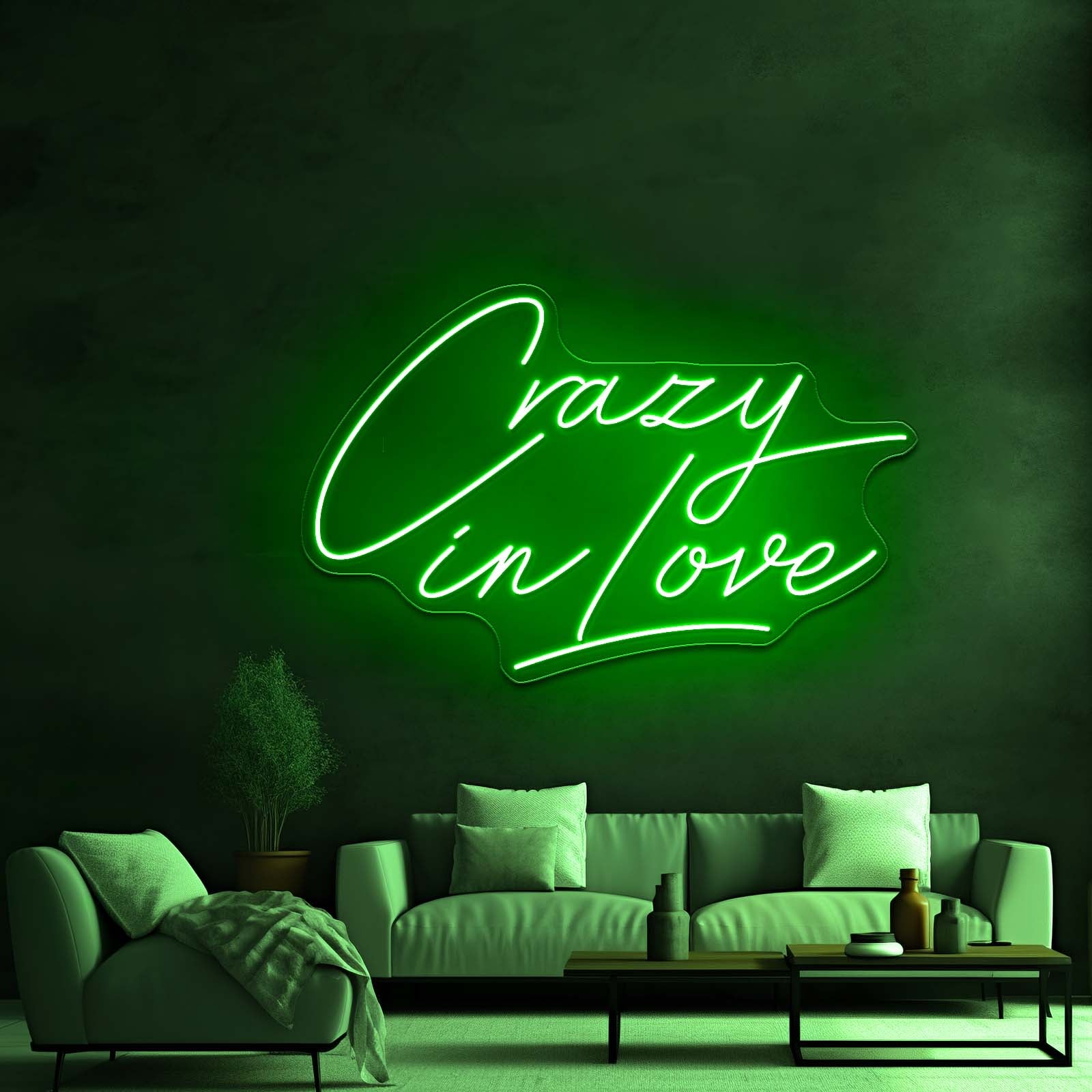 Crazy In Love Led Wedding Signs