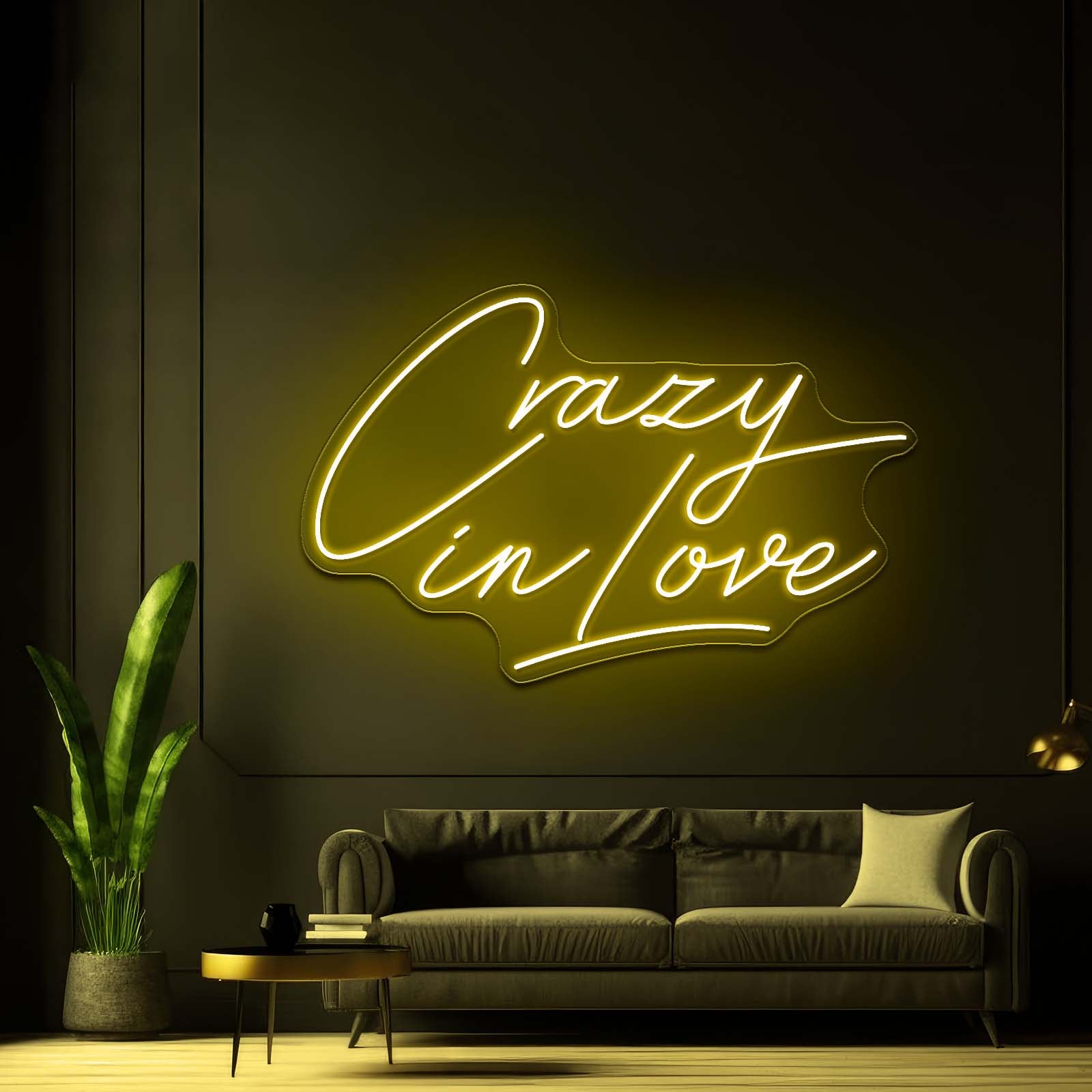 Crazy In Love Led Wedding Signs