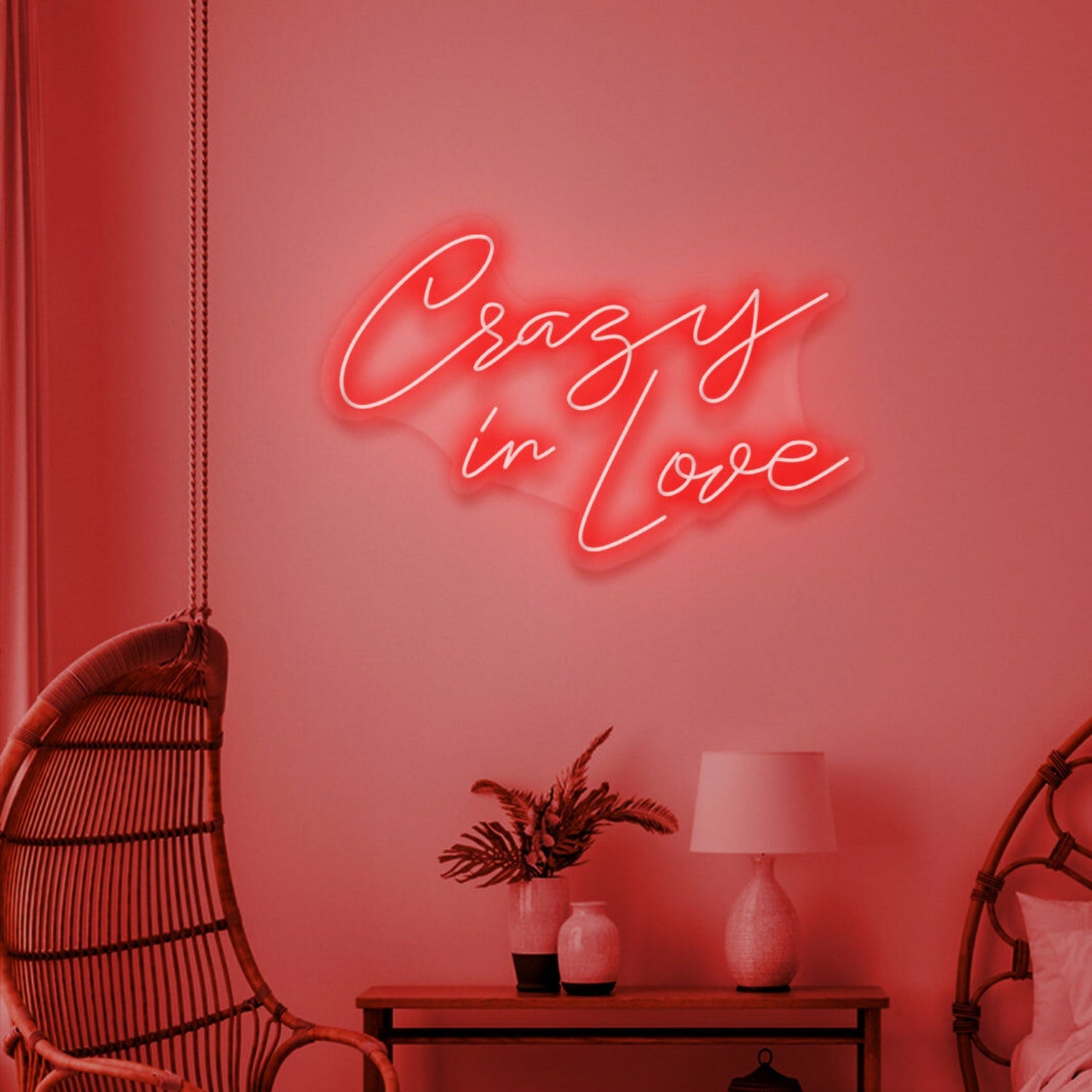 Crazy In Love Neon Showcase Of Passionate Love | Shineneon