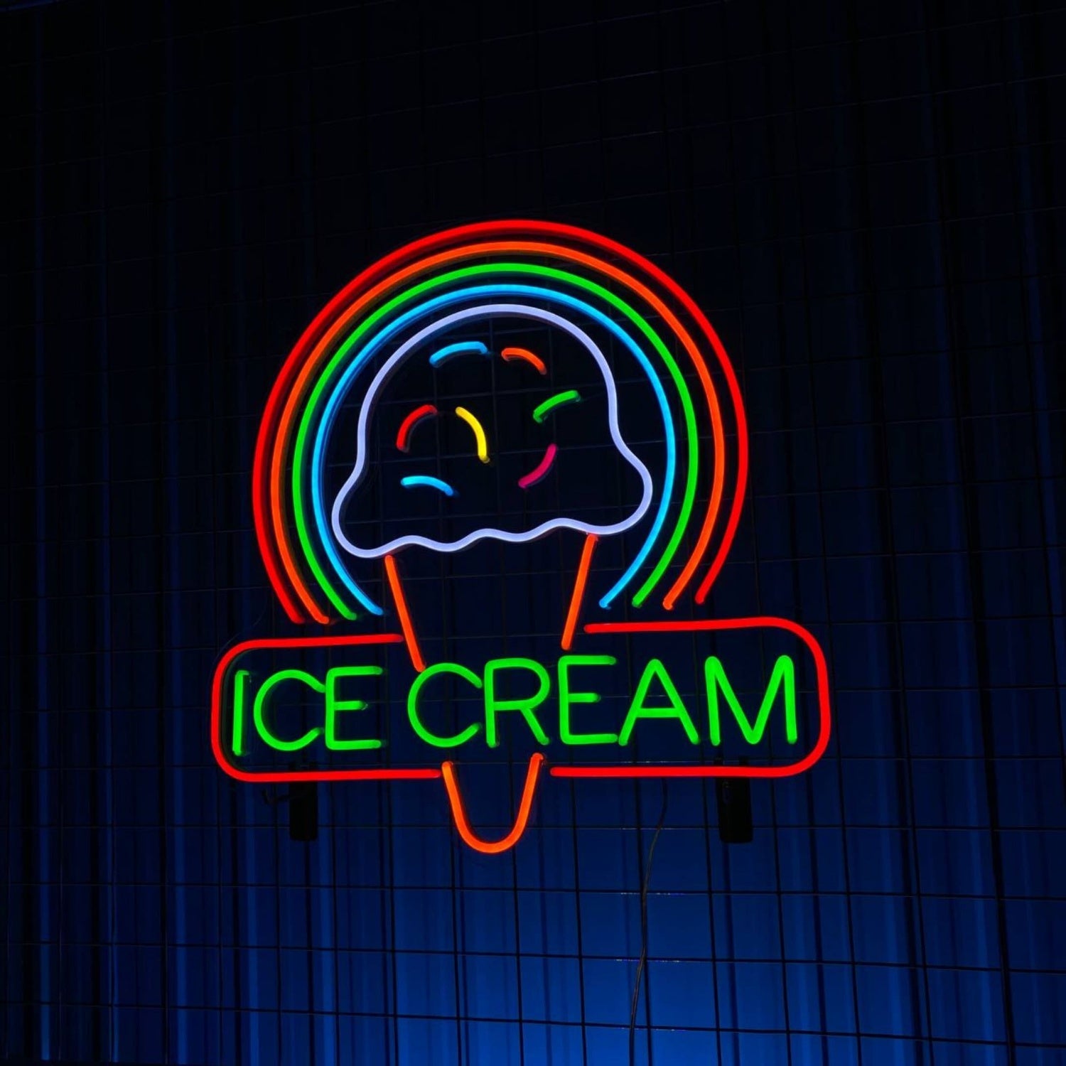 Cream Coffee Shop Home Or Wedding With The Ice Cream Neon Led Light Deco | Shineneon