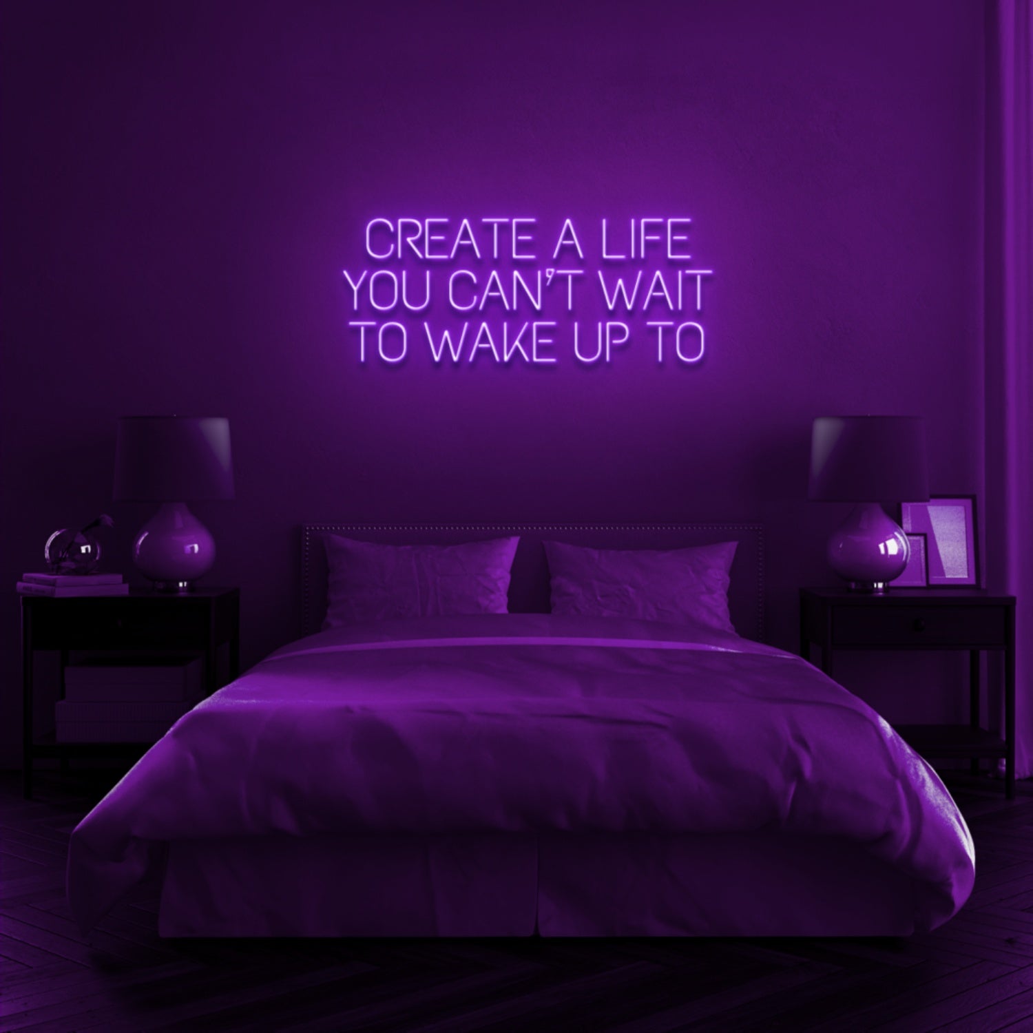 Create A Life You Cant Wait To Wake Up Led Neon Sign | Shineneon