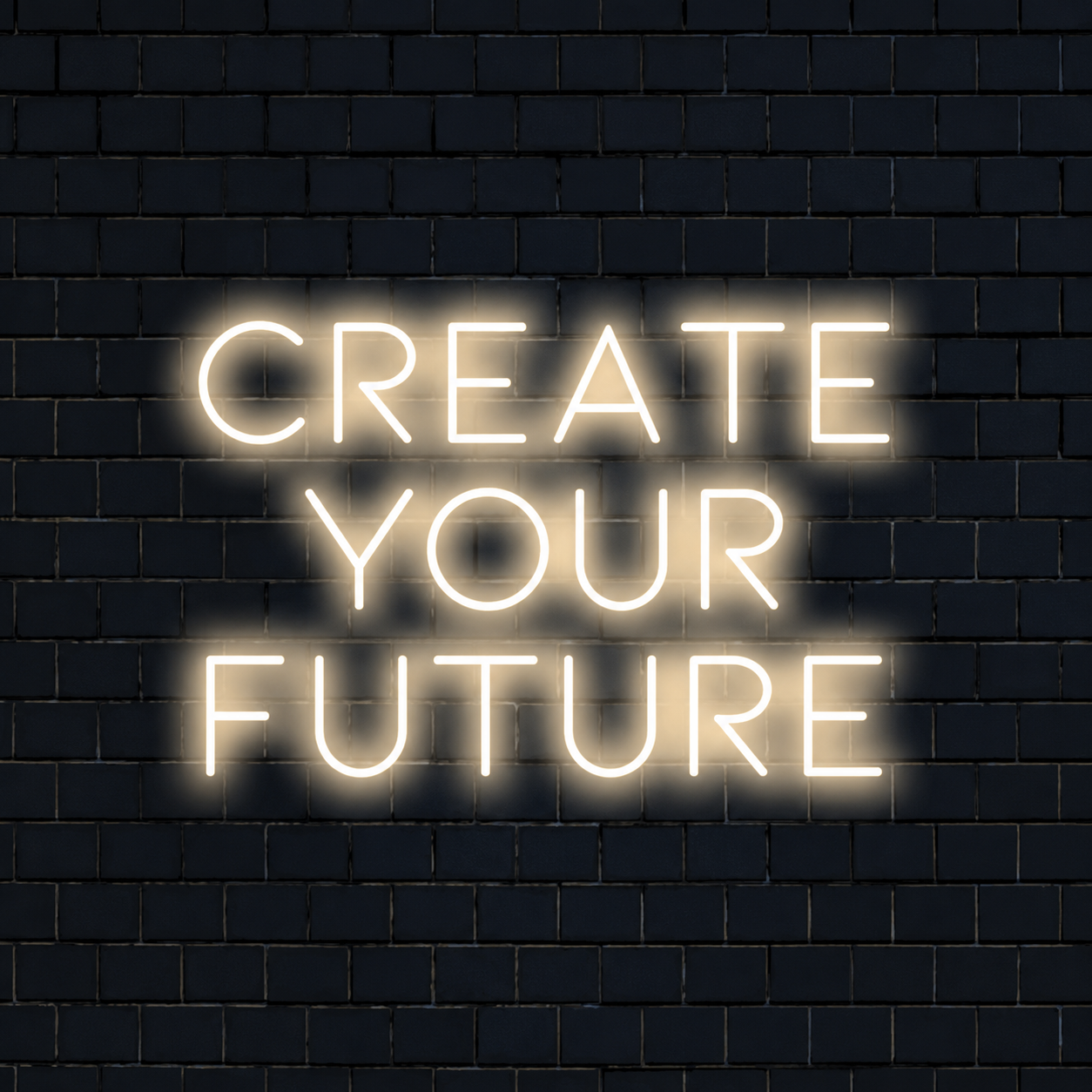 Create Your Future Wall Decor LED Neon Sign - 01 Original Product Image
