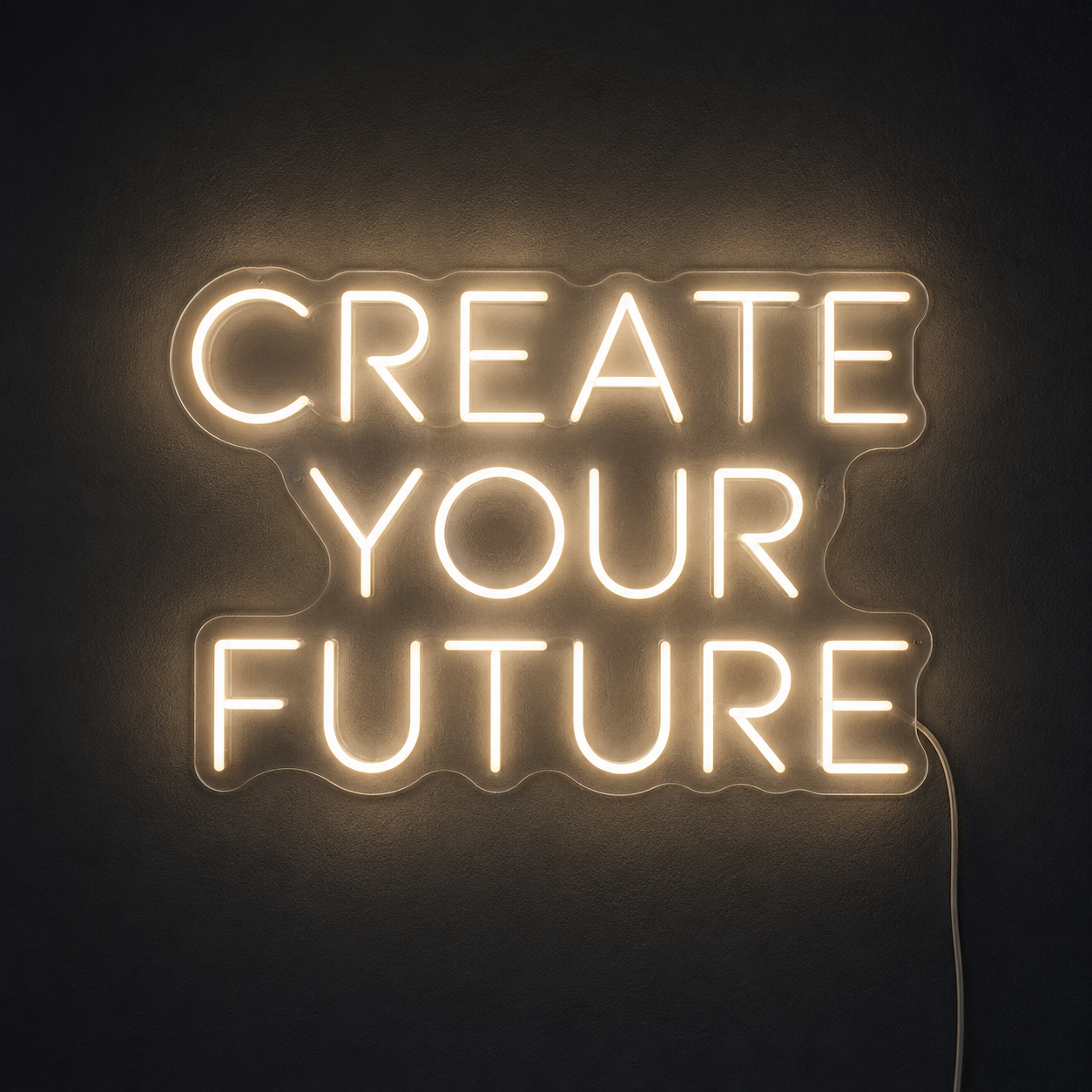 Create Your Future Wall Decor LED Neon Sign - 02 High-Converting Product Image
