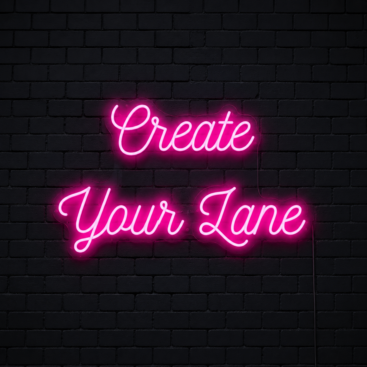 Create Your Lane Wall Decor LED Neon Sign - 01 Original Product Image