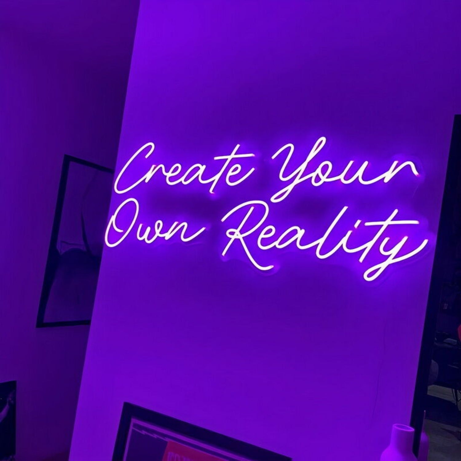 Create Your Own Reality Led Neon Sign Finspirational Decor - Shineneon
