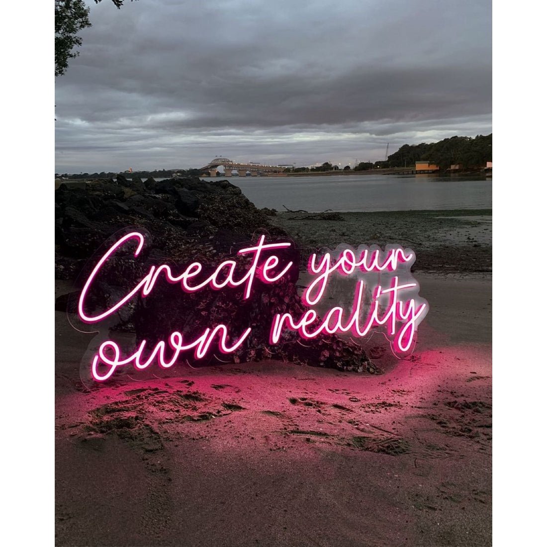 Create Your Own Reality Led Sign Business Neon Signs Wall Art - Shineneon