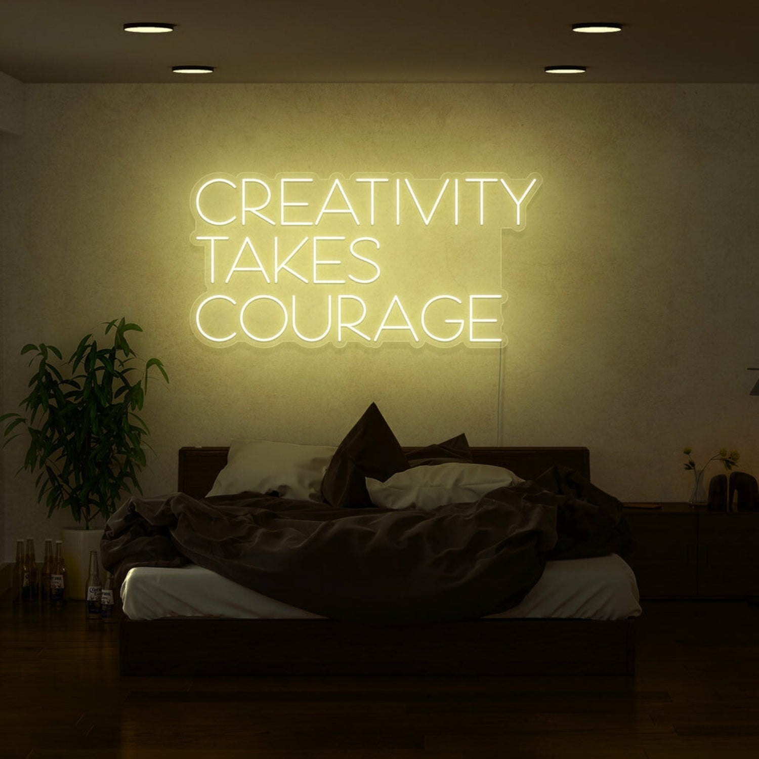 Creativity Takes Courage Neon Sign For Inspirational Spaces | Shineneon