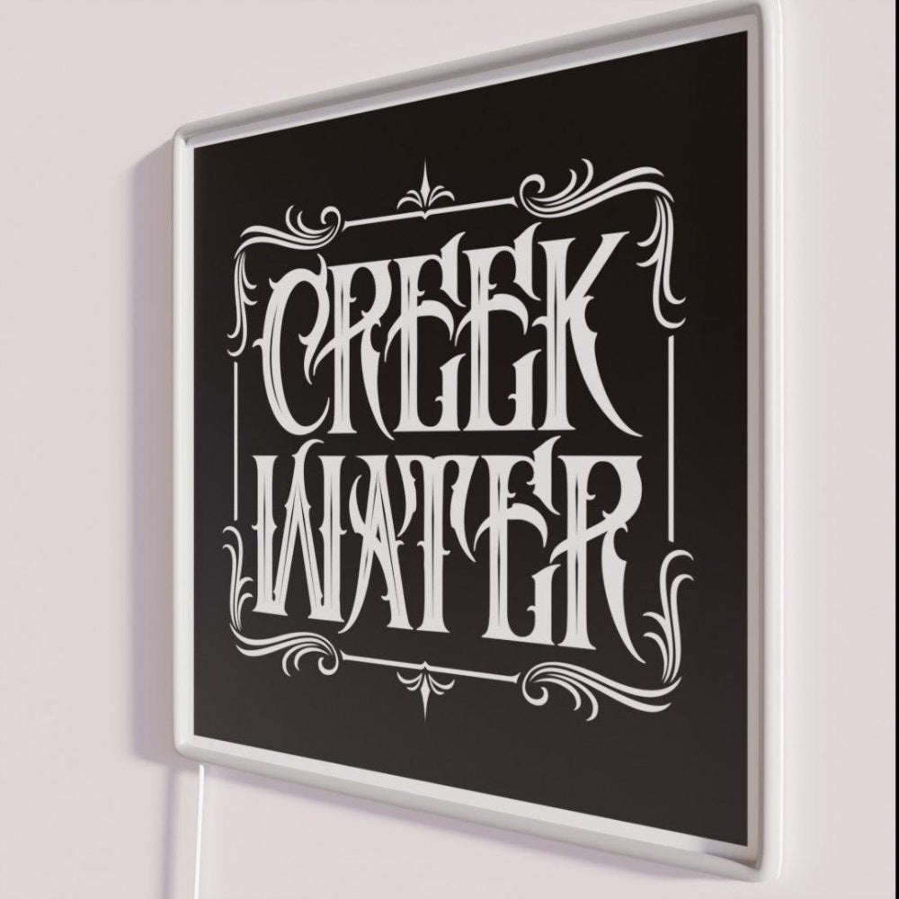 Creek Water Whiskey Rgb Led Neon Sign Bar Wall Decor - Shineneon