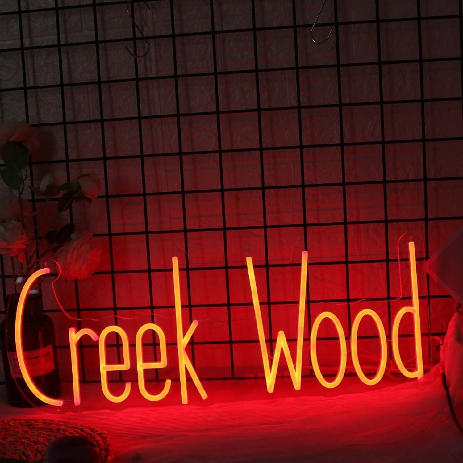 Creek Wood Red Led Neon Sign - Shineneon