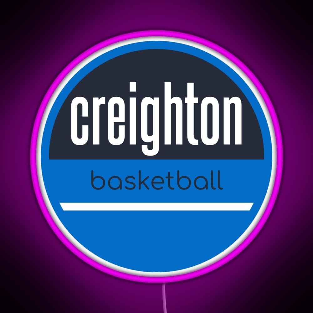 Creighton Basketball Rgb Led Neon Sign Pop Wall Art - Shineneon