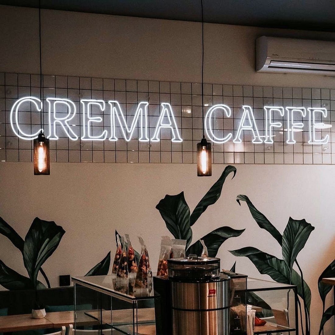 Crema Caffe Italian Led Sign Business Neon Sign - Shineneon