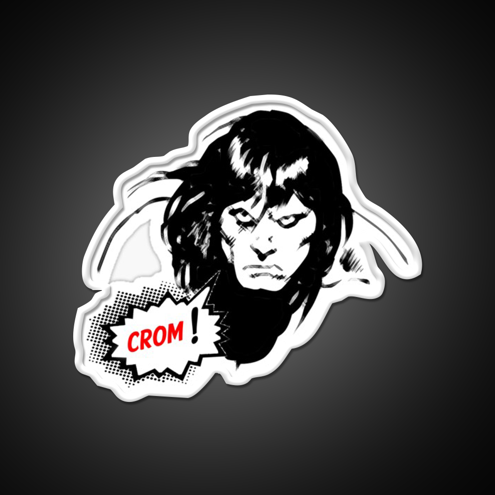 Crom The Unkind God Of Barbarians Has Returned Gym Fitness Led Neon Sign Rgb Color - LED neon sign view 11