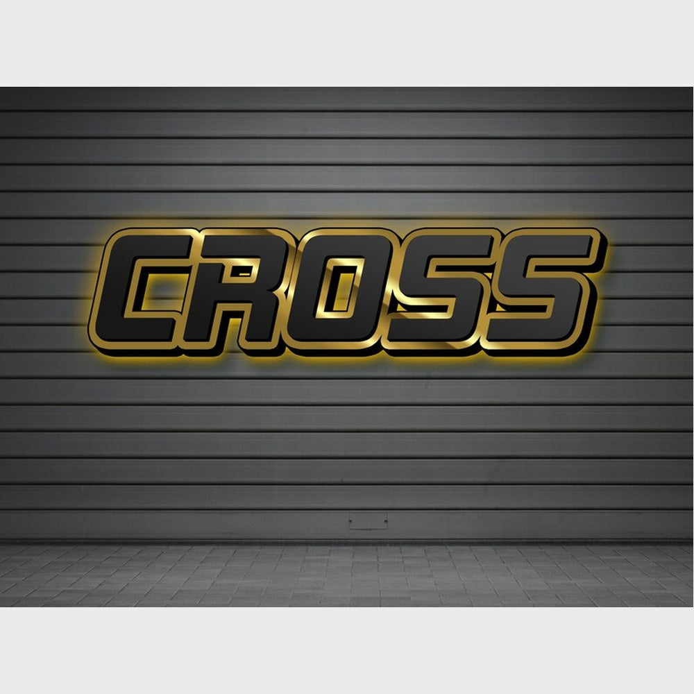 Cross 3D Backlit Channel Letters Led Light Sign