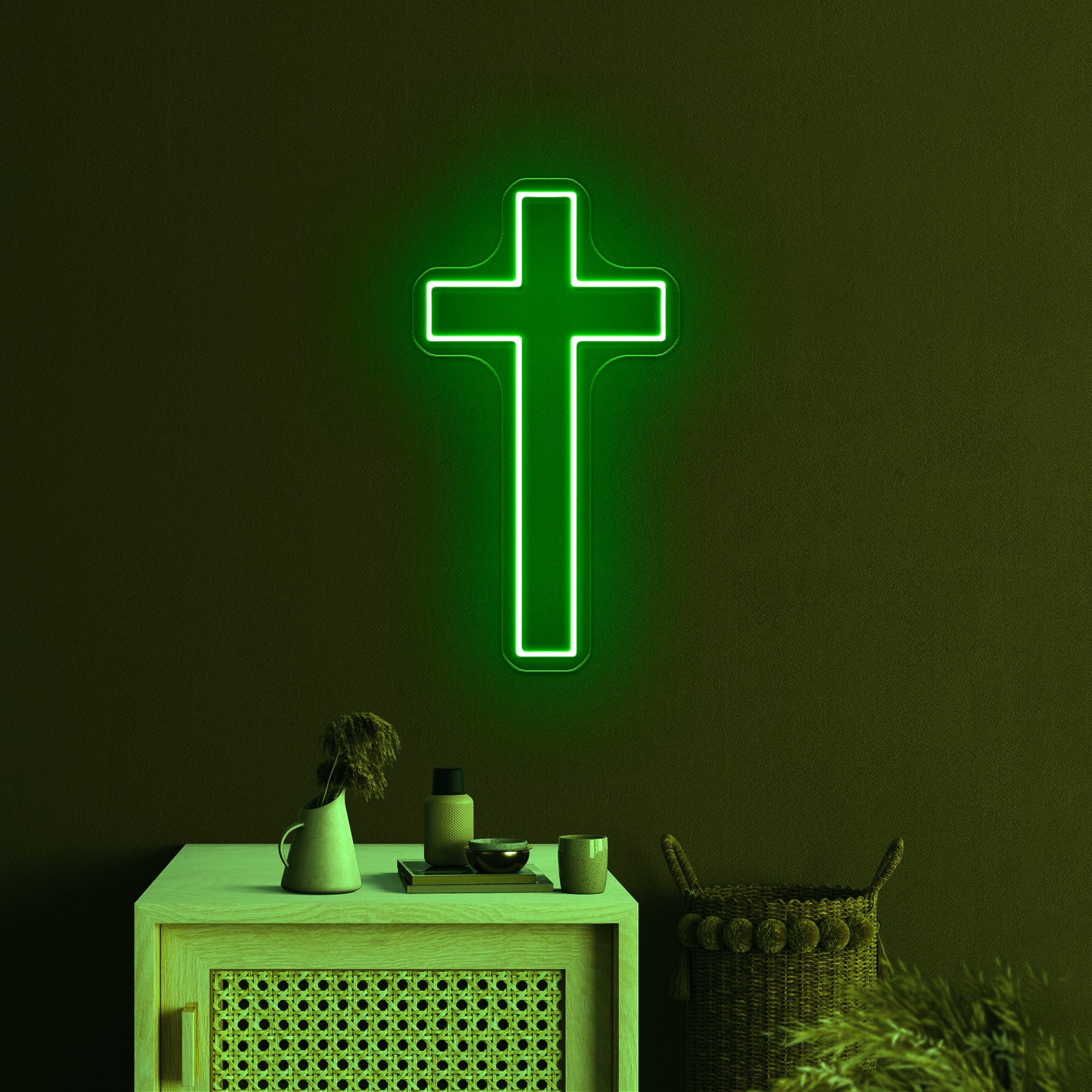 Cross light Led Neon Sign Holly Cross Neon Sign For Wall Decor | Shineneon