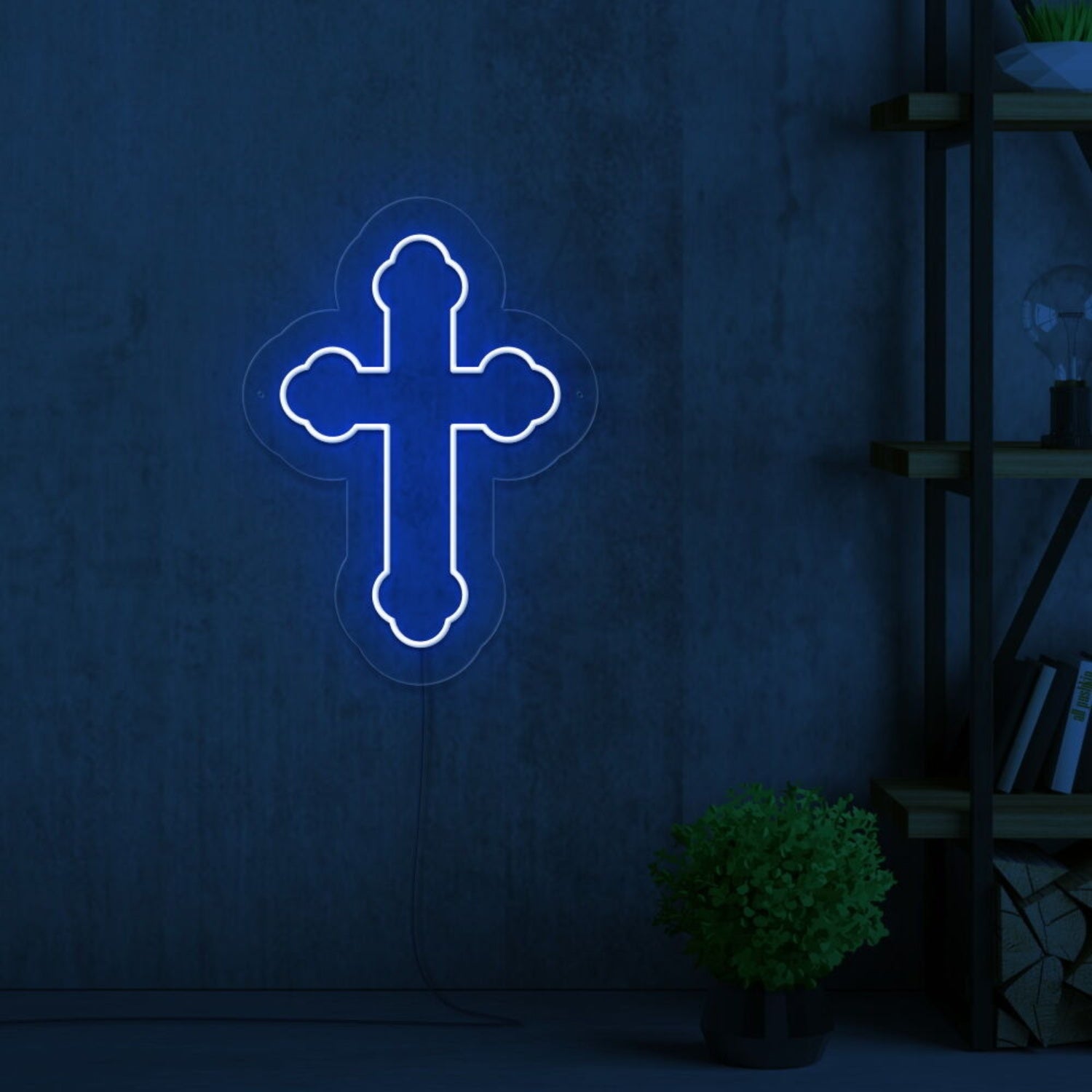 Cross Neon Sign For Religious And Spiritual Spaces | Shineneon