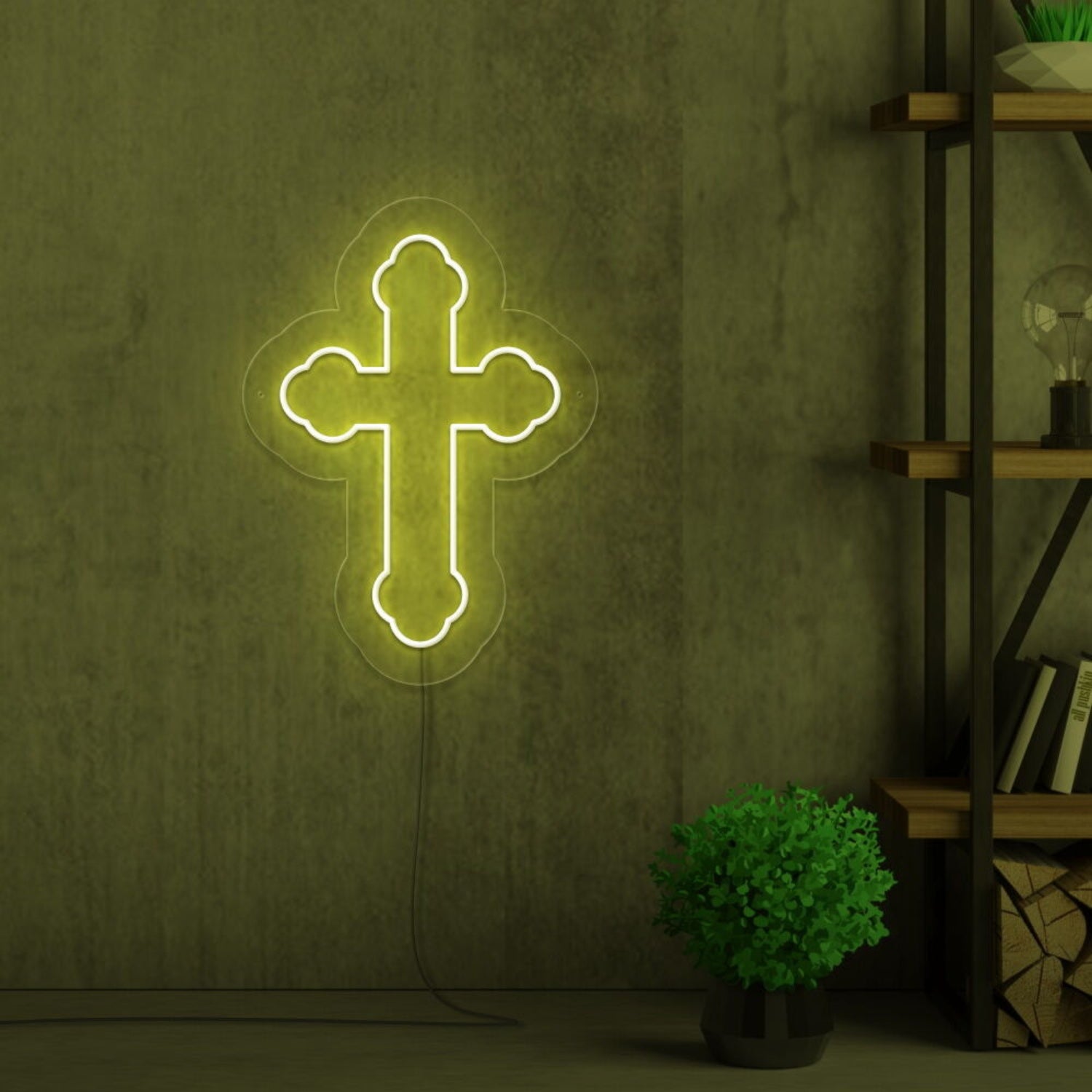 Cross Neon Sign For Religious And Spiritual Spaces | Shineneon