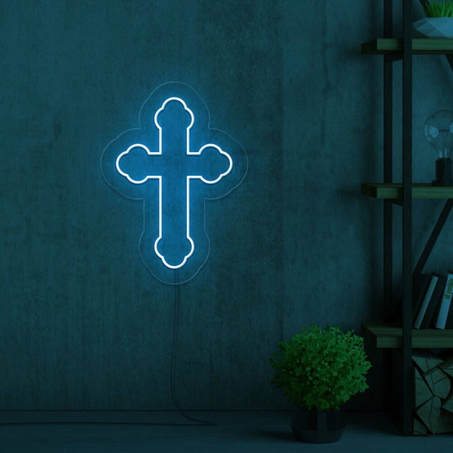 Cross Neon Sign For Religious And Spiritual Spaces | Shineneon