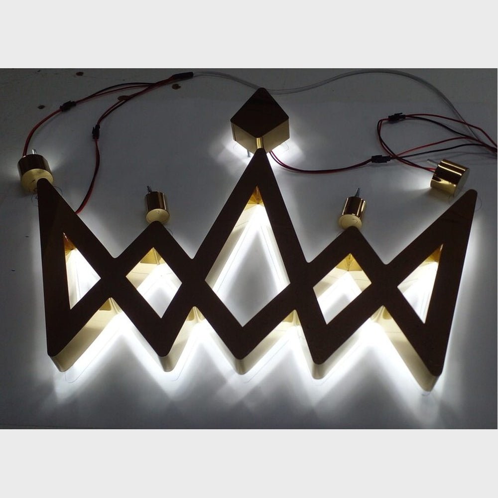 Crown 3D Backlit Channel Letters Led Light Sign - Shineneon