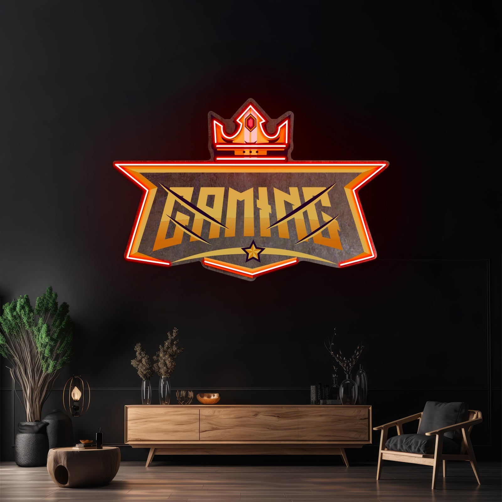 Crying Comic Girl Artwork Business Led Sign