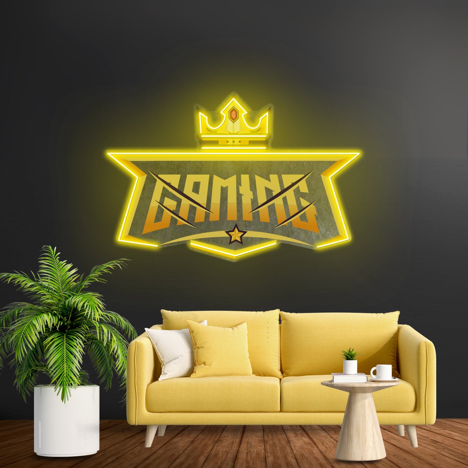 Crying Comic Girl Artwork Business Led Sign