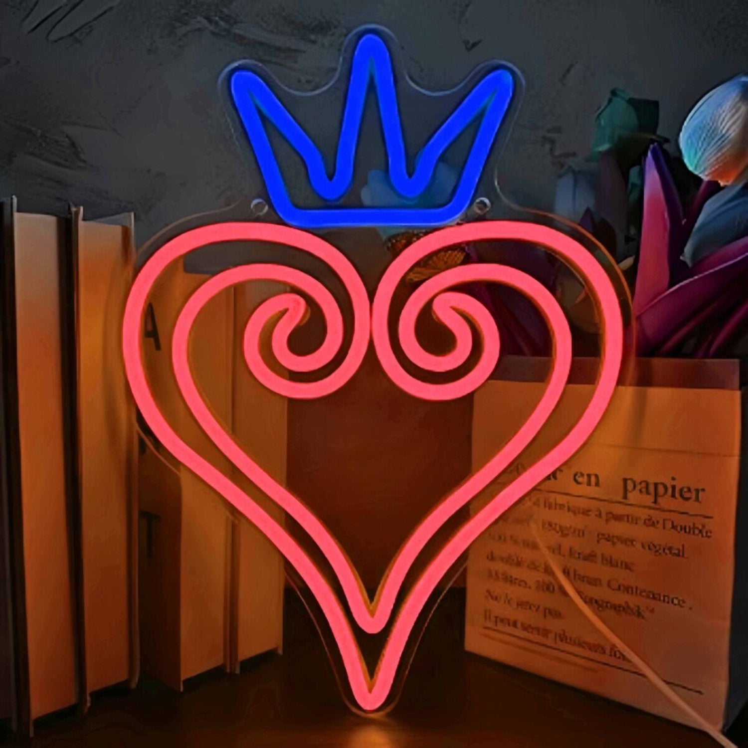Crown Heart Decorative Neon Sign | Shineneon