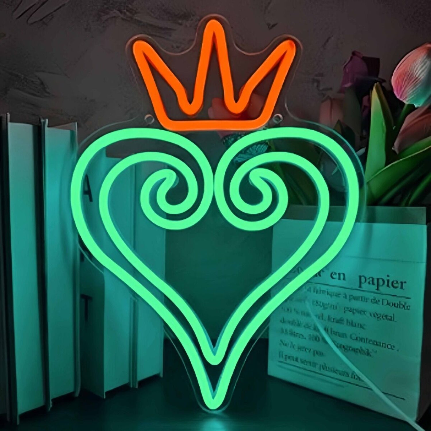 Crown Heart Decorative Neon Sign | Shineneon
