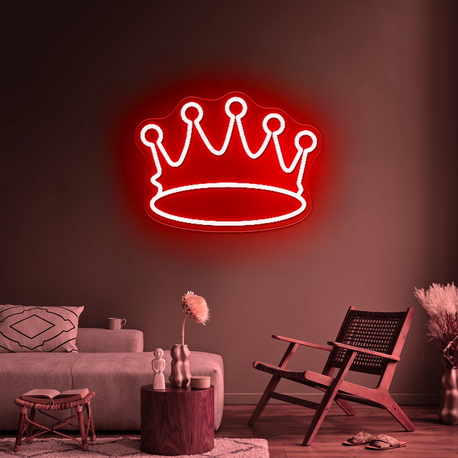 Crown Led Neon Sign For Queen Party Wedding Led Neon Lights - Shineneon