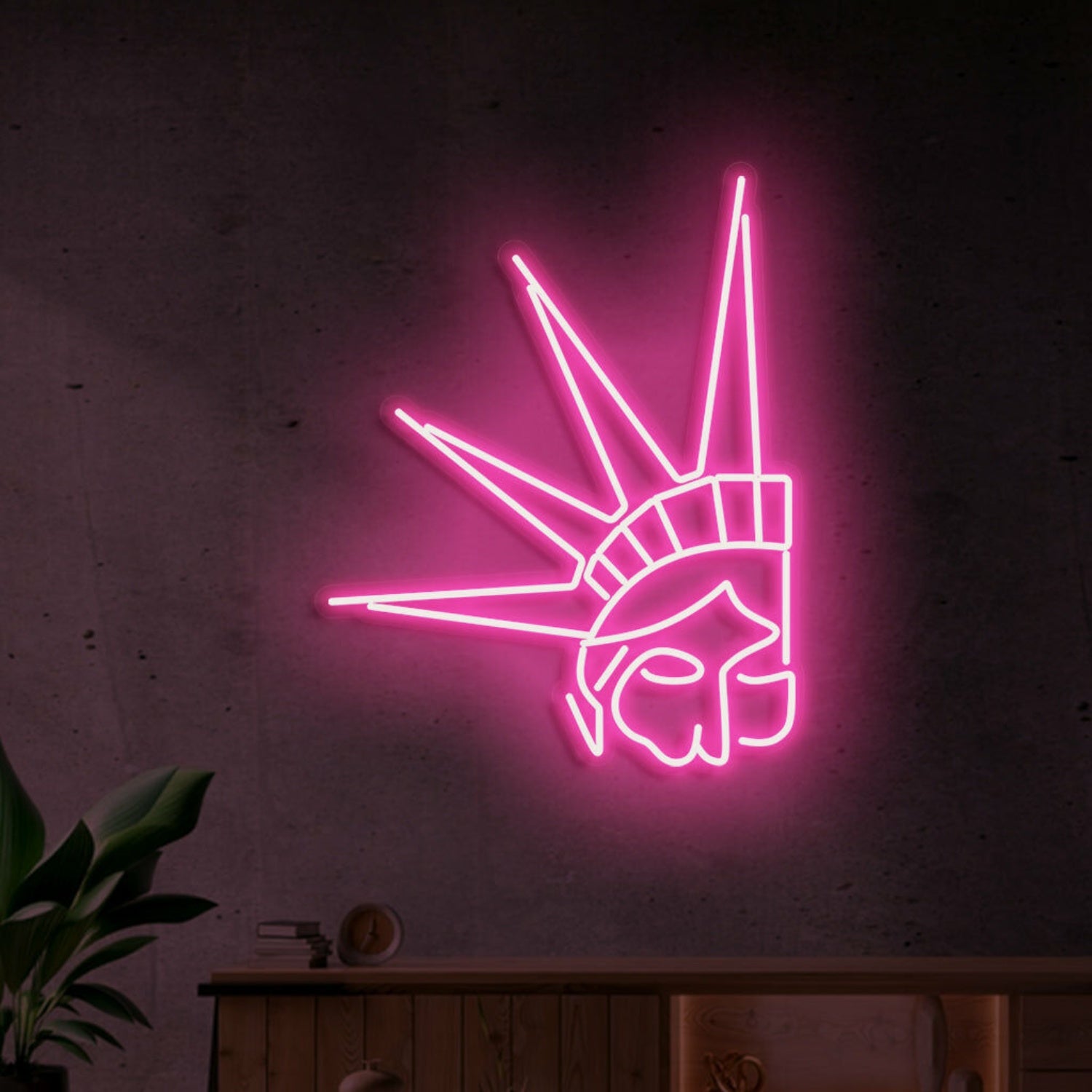 Crown Neon Regal Elegance In Luminous Form | Shineneon