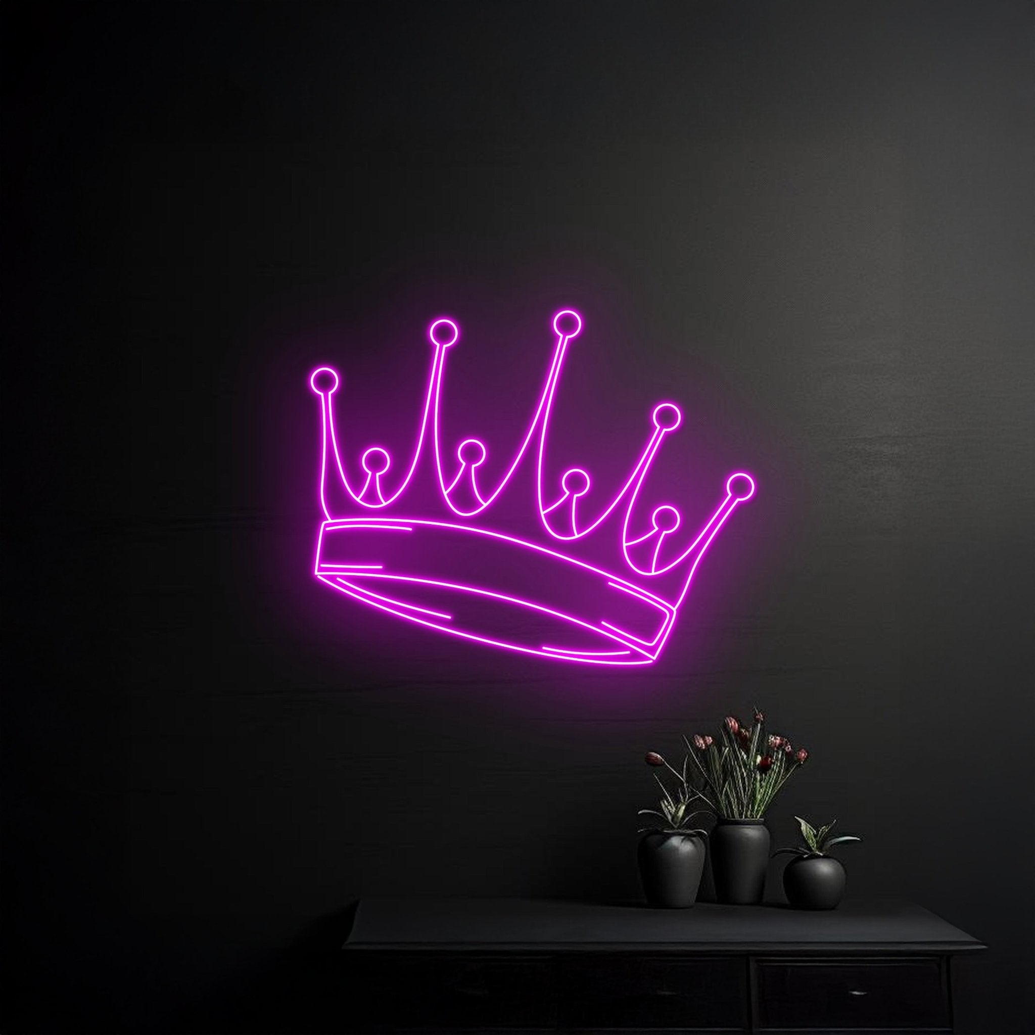 Crown Neon Sign King Crown Led Sign - Shineneon