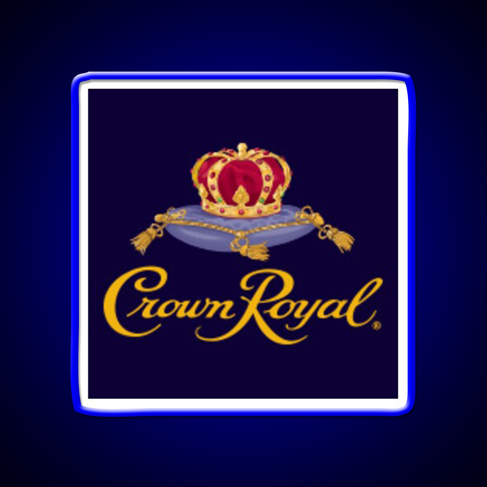 Crown Royal Whiskey Drink Bar Led Neon Sign Rgb Color