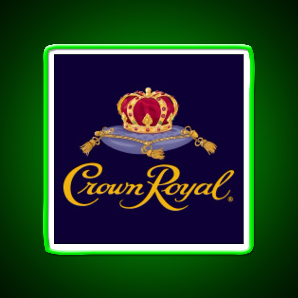 Crown Royal Whiskey Drink Bar Led Neon Sign Rgb Color