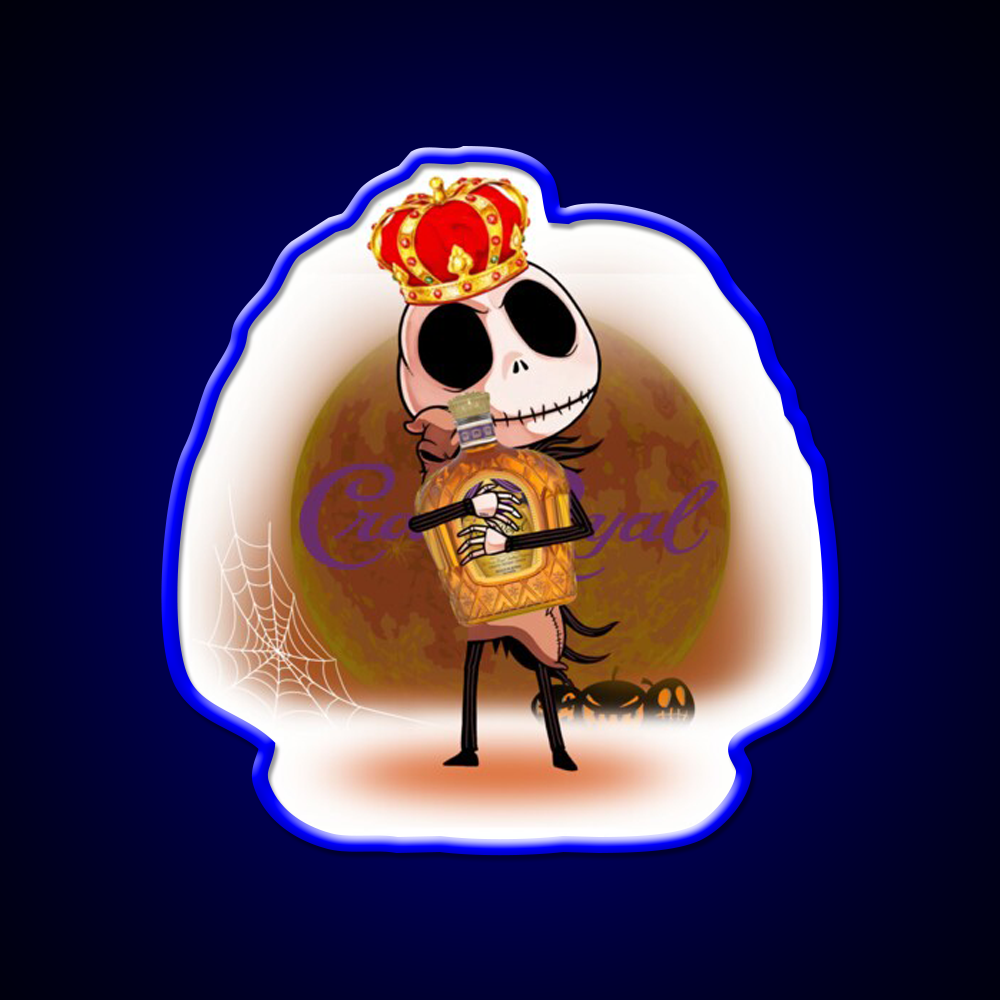 Crown Royal Whiskey Drink Bar Led Neon Sign Wall Art Rgb Color