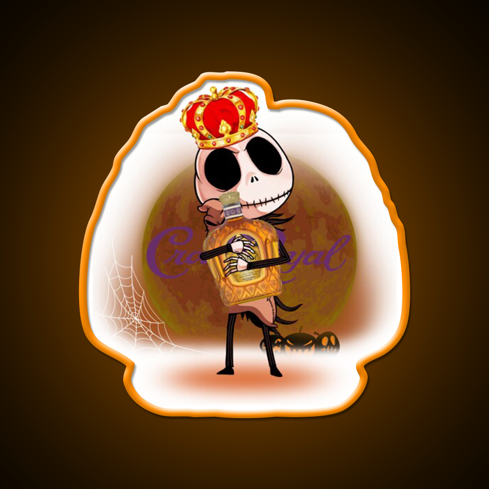 Crown Royal Whiskey Drink Bar Led Neon Sign Wall Art Rgb Color