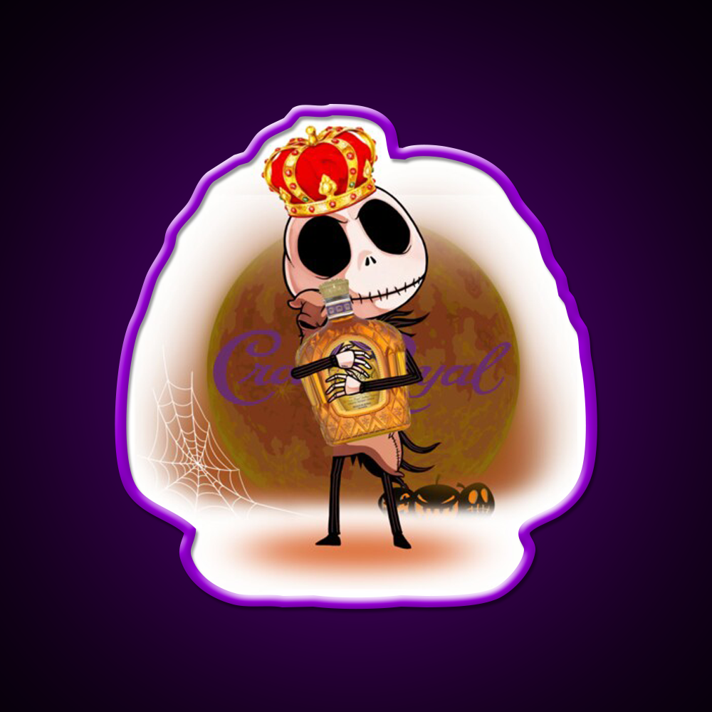 Crown Royal Whiskey Drink Bar Led Neon Sign Wall Art Rgb Color