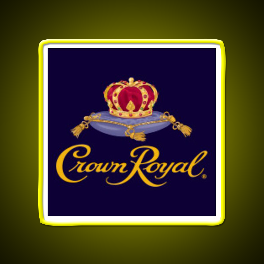 Crown Royal Whiskey Drink Bar Led Neon Sign Rgb Color
