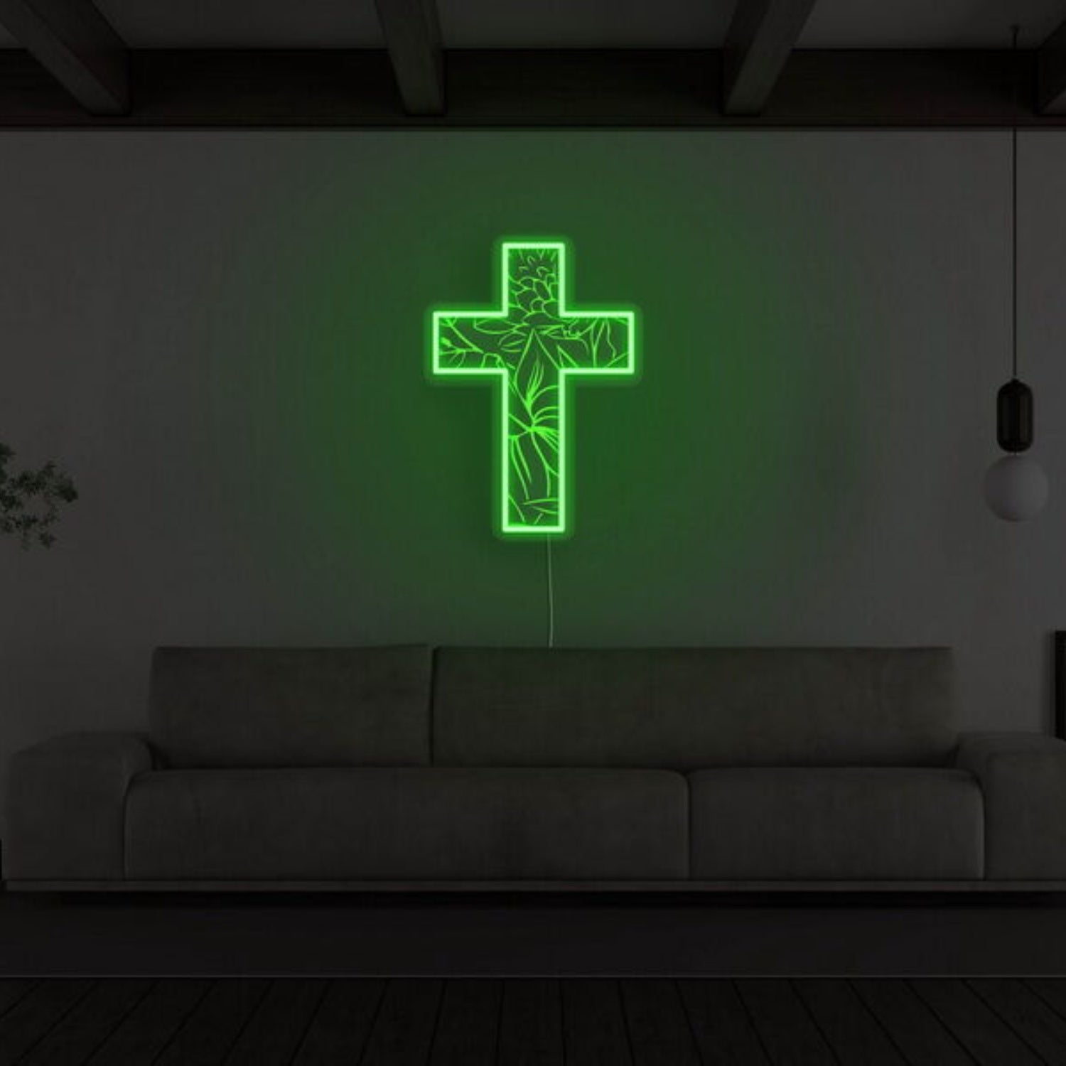 Crucifix Neon Sign For Religious And Spiritual Decor | Shineneon