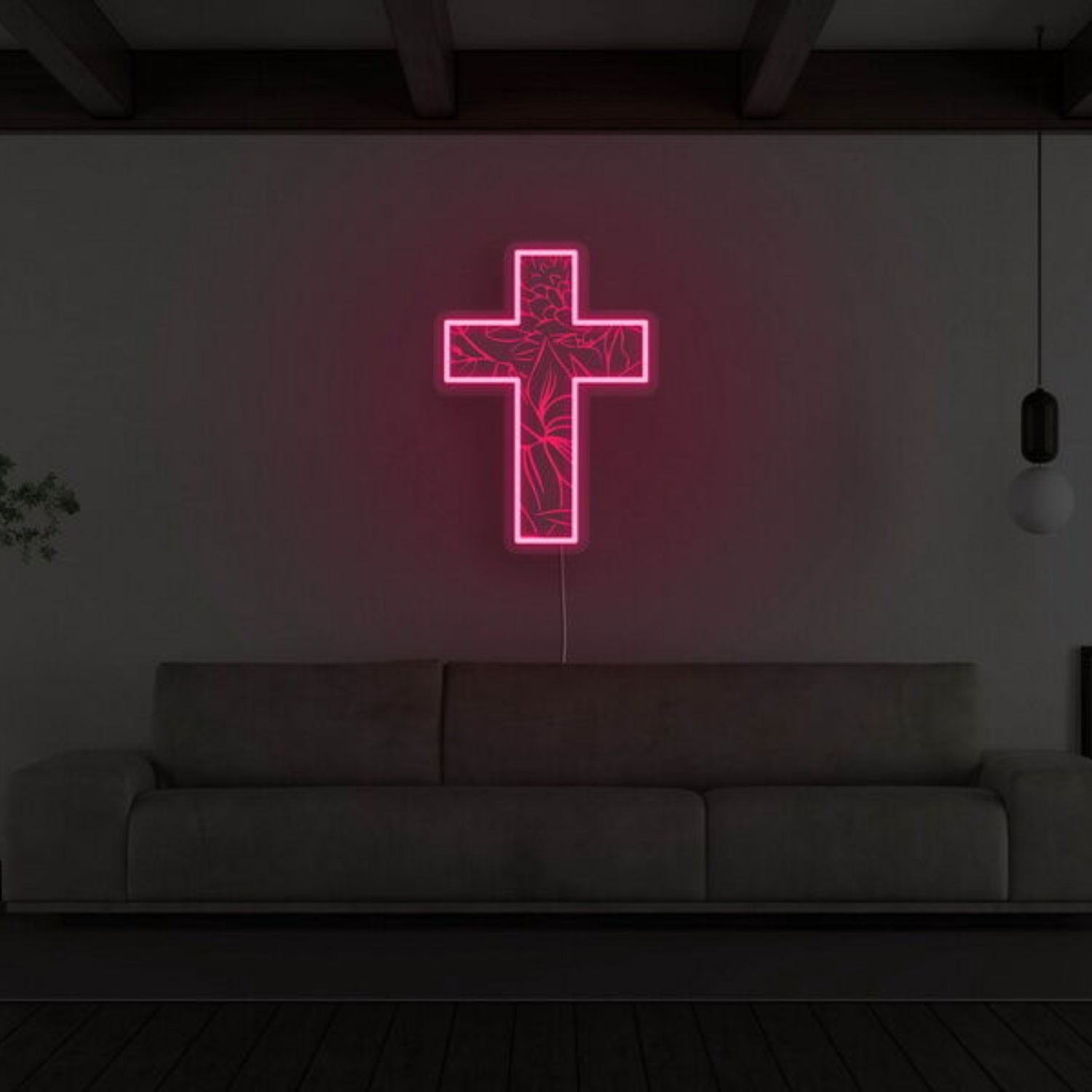 Crucifix Neon Sign For Religious And Spiritual Decor | Shineneon