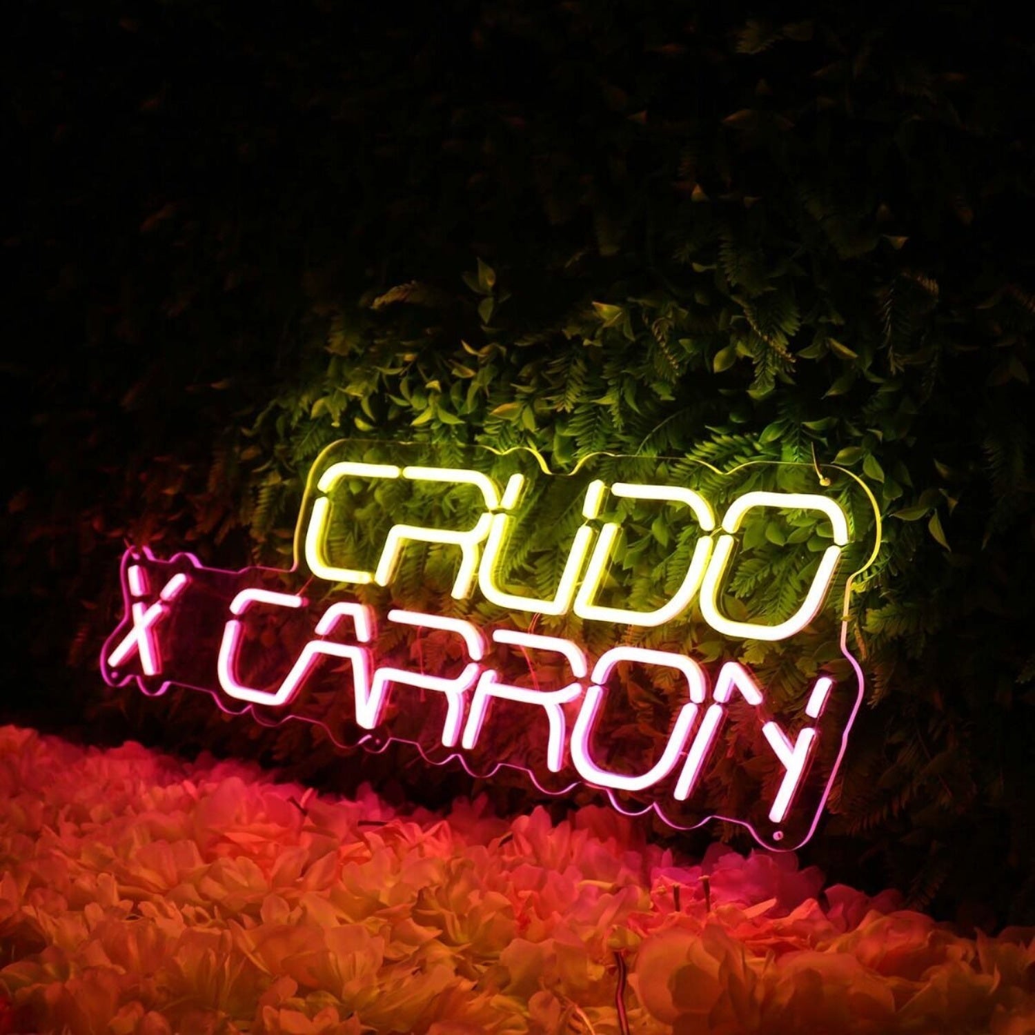 Crudo Carbon Custom Led Neon Sign - Shineneon