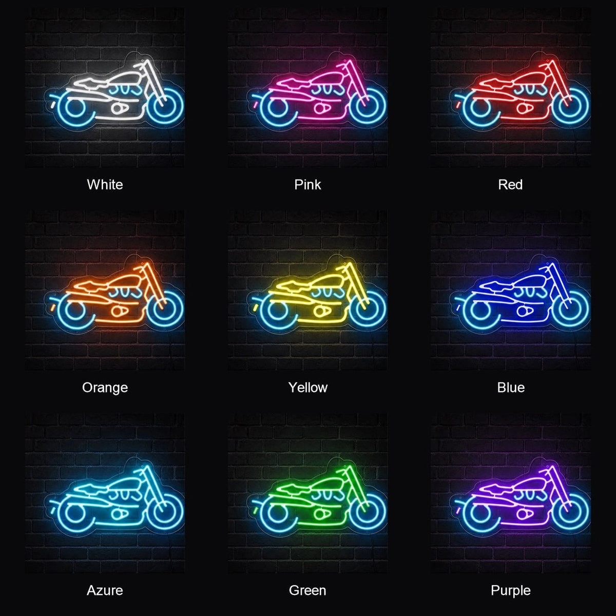 Cruiser Motorcycle LED Neon Sign Man Cave Neon Sign - Shineneon