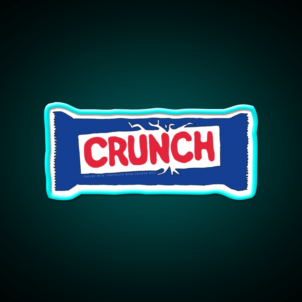 Crunch Bar Snack Food Led Neon Sign Rgb Color - Shineneon