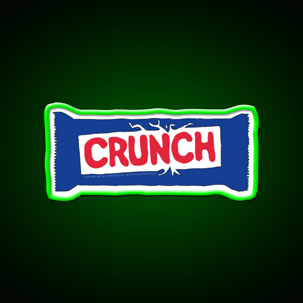 Crunch Bar Snack Food Led Neon Sign Rgb Color - Shineneon