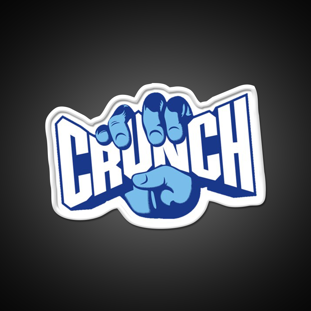 Crunch Fast Food Led Neon Sign For Burger Place Rgb Color