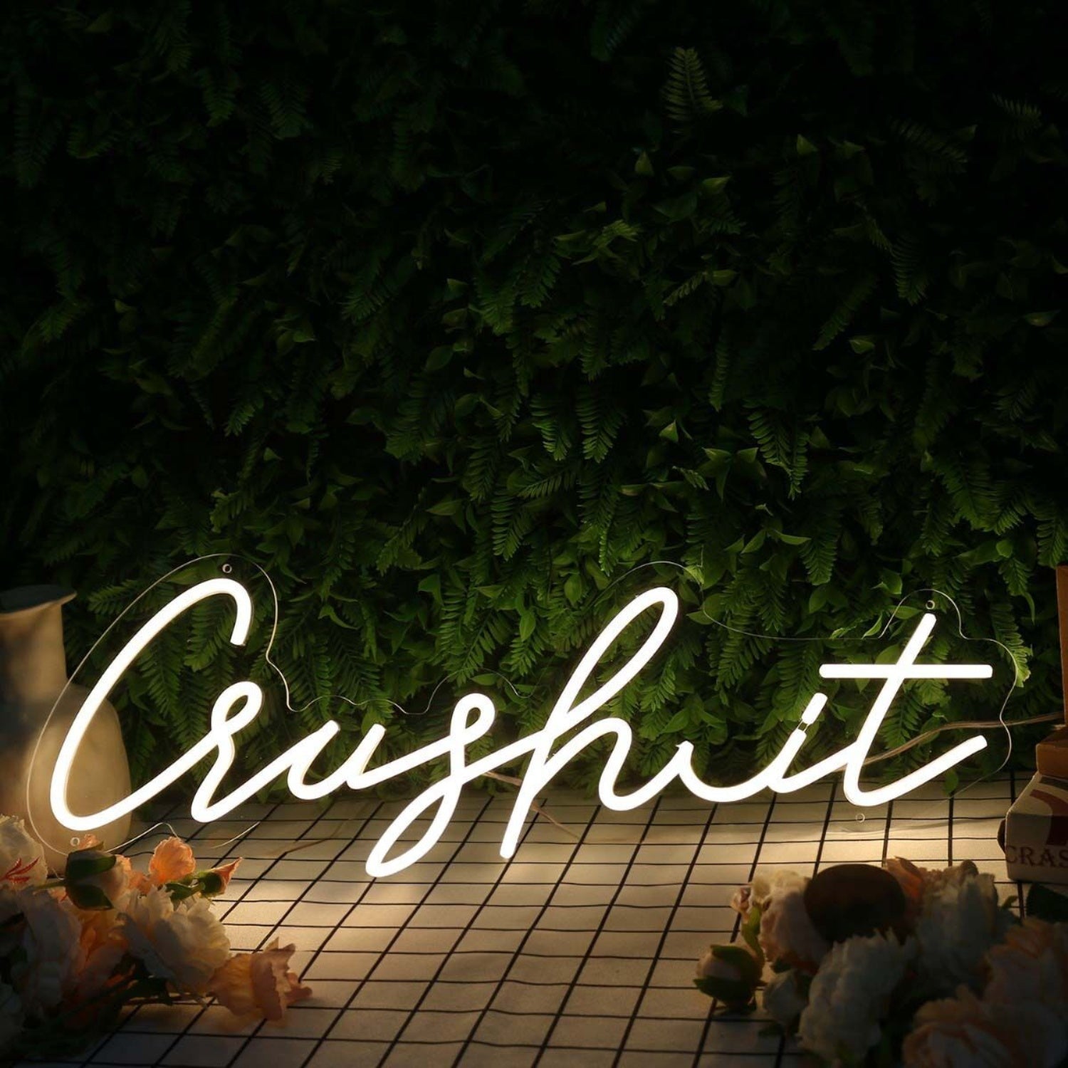 Crush It Yellow Led Neon Sign - Shineneon