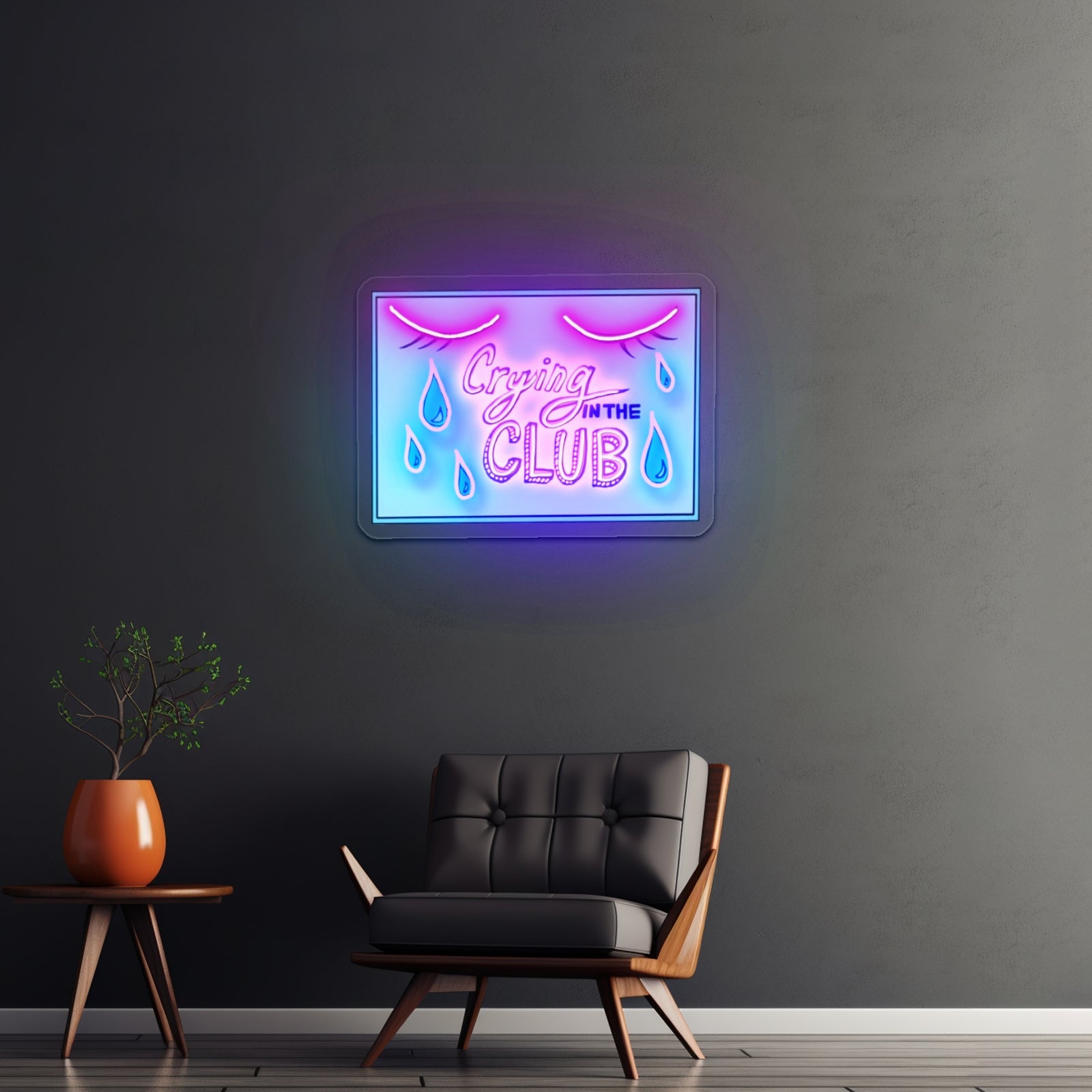 Crying In The Club Asthetic Neon Sign - Shineneon