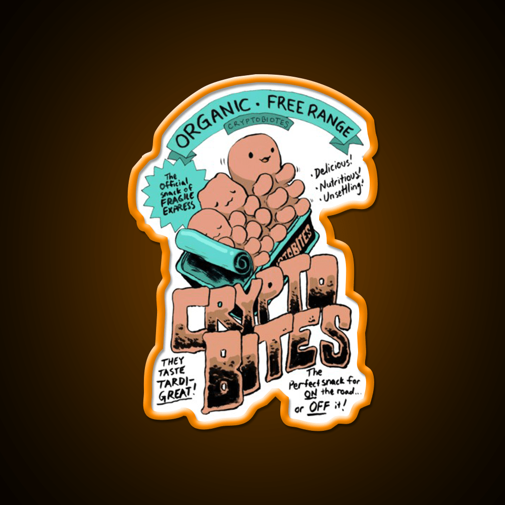 Crypto Bites Snack Food Led Neon Sign Rgb Color - Shineneon