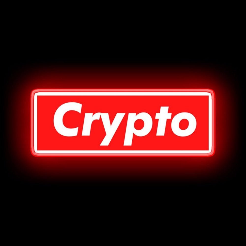 Crypto Neon Sign Bar Wall Decor - Shineneon