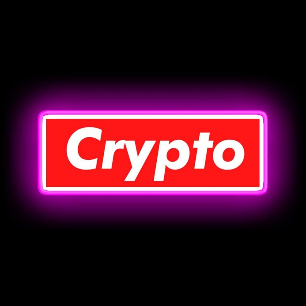 Crypto Neon Sign Bar Wall Decor - Shineneon