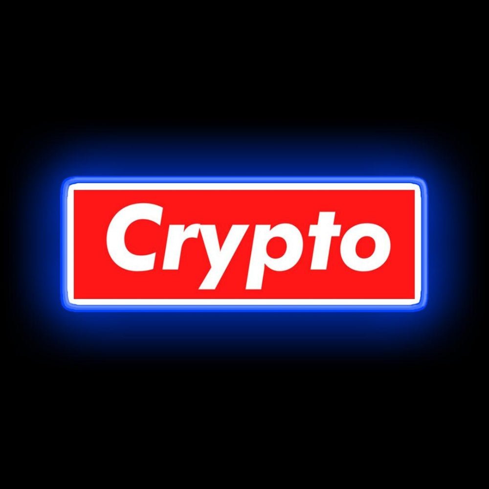 Crypto Neon Sign Bar Wall Decor - Shineneon