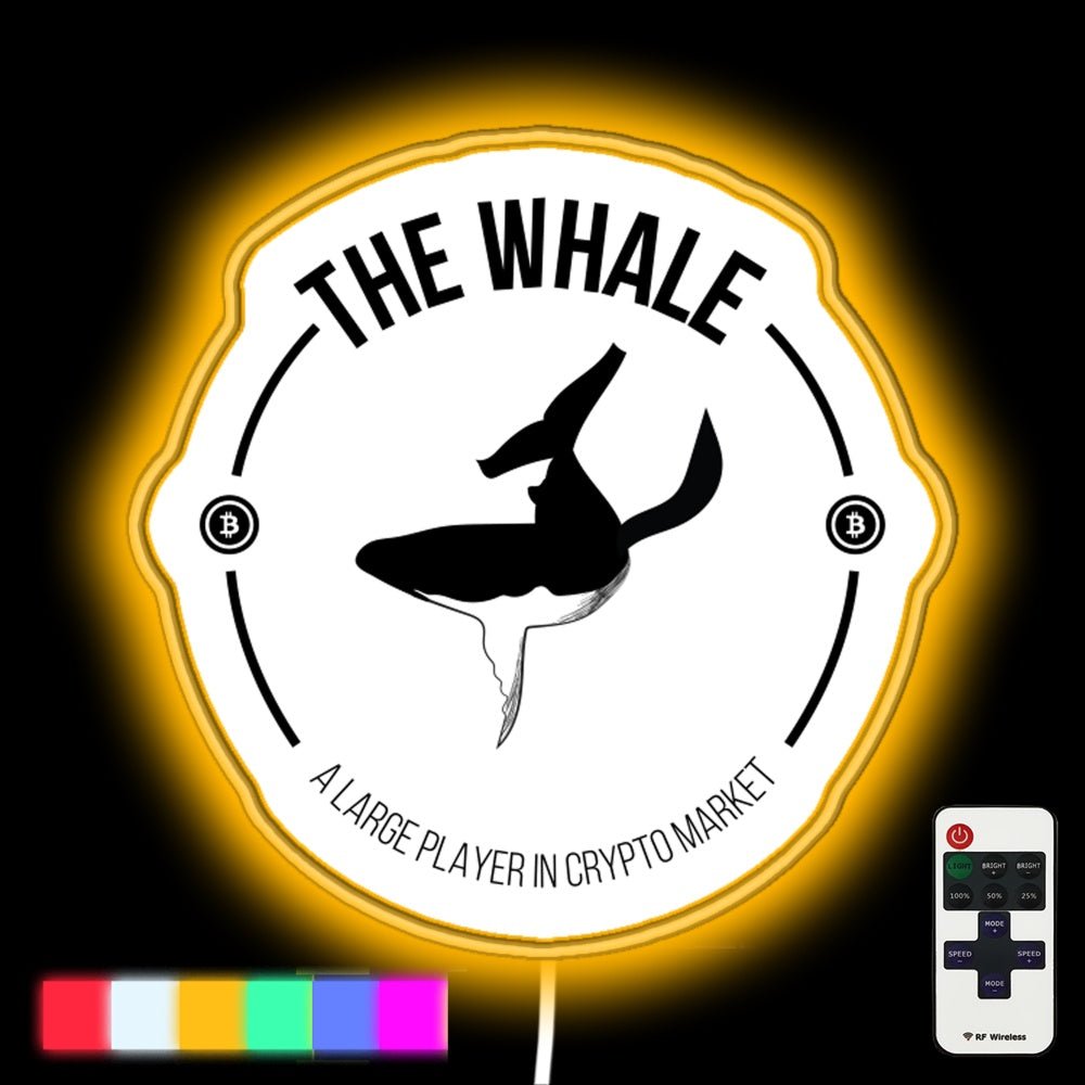 Crypto Whale Led Neon Sign - Shineneon