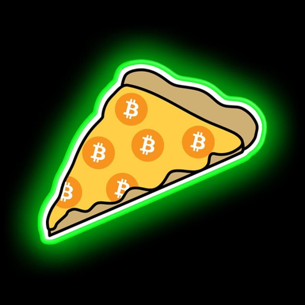 Cryptopizza Bitcoin Neon Sign - Shineneon
